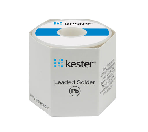 Kester 24-6337-6401 | Sn63/Pb37, 331 Water Soluble, .020" diameter, 66 Core, 1 lb.