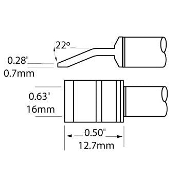 metcal-pttc-705-precision-tweezer-tip-cartridges-blade-16mm-pair-for-mx-ptz-handpiece