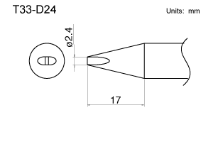 hakko-t33-d24-ultra-heavy-duty-chisel-soldering-tip-2-4mm-x-17mm