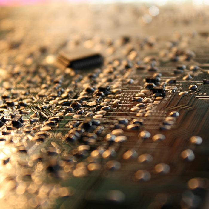 Image of a soldered circuit board