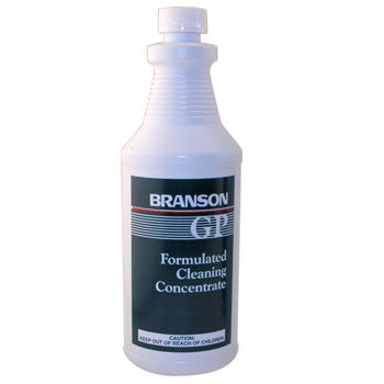 Branson GP 000-955-014 General Purpose Solution for Ultrasonic Cleaners | 1 Quart | Case of 12 