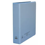 desco-07432-esd-safe-blue-3-ring-binder-with-clear-overlay-1-1-2