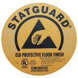 desco-10500-statguard-floor-label-10-per-pack