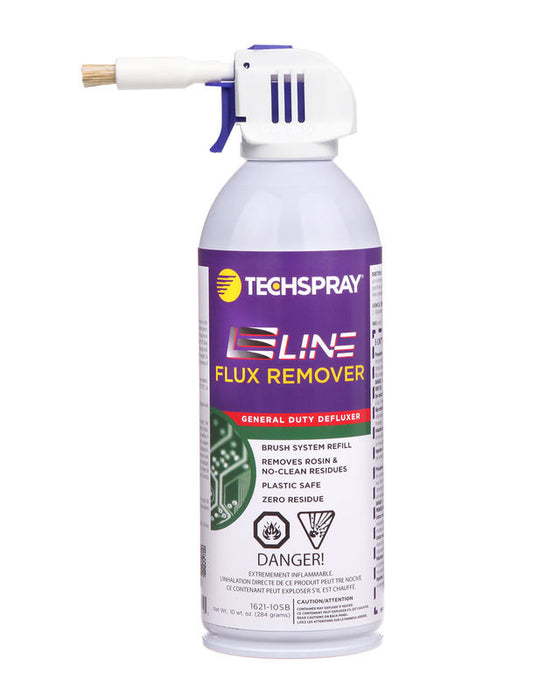 techspray-1621-10sb-e-line-flux-remover-with-brush-attachment-10oz-aerosol