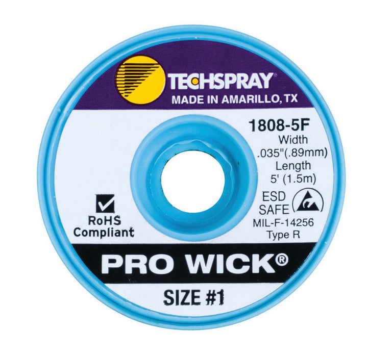 techspray-1808-5f-pro-wick-esd-safe-rosin-flux-desoldering-braid-1-white