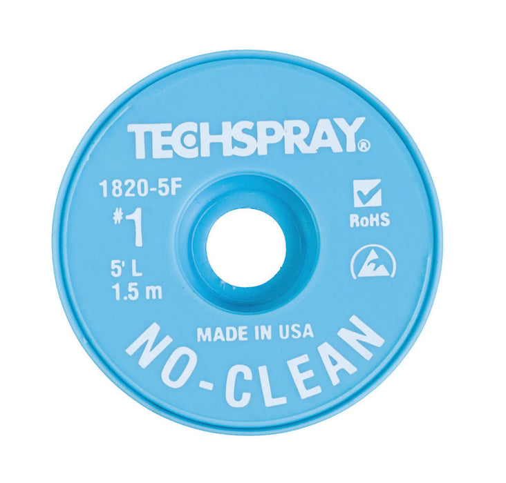 techspray-1820-5f-no-clean-desoldering-braid-1-white-with-anti-static-bobbin-5