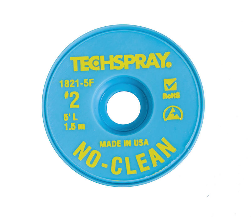 techspray-1821-5f-no-clean-desoldering-braid-2-yellow-with-anti-static-bobbin-5