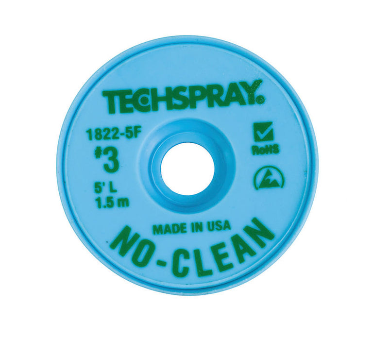 techspray-1822-5f-no-clean-desoldering-braid-3-green-with-anti-static-bobbin-5
