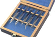 Aven 18476USA 5-Piece Precision Stainless Steel Tweezer Set 