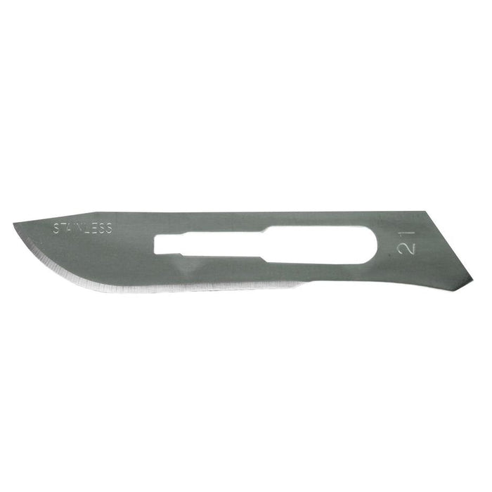 Excel #21 Stainless Steel Honed Blade - 15 pcs.  Dispenser, 12 pk/Box | 23021