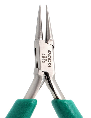excelta-2643-esd-safe-round-nose-smooth-jaw-pliers-4-1-2