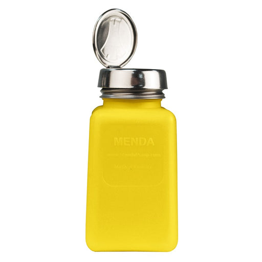 Menda 35276 Durastatic One-Touch Dispenser Yellow Bottle, 6oz No Print
