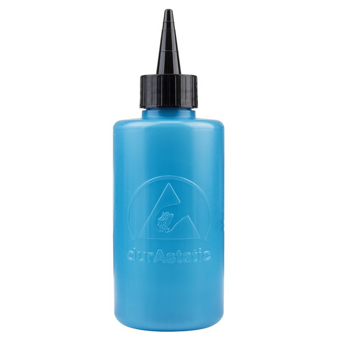 menda-35757-blue-durastatic-cone-top-bottle-8oz