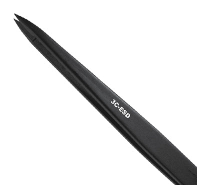 excelta-3c-esd-conductive-straight-sharp-point-tipped-tweezers-4-5l