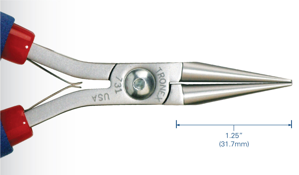 Tronex P731 Round Nose Pliers with Ergonomic Grips