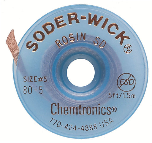 Chemtronics 80-5-10 Rosin Soder Wick