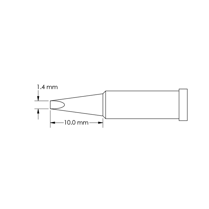 metcal-gt4-ch0014s-soldering-tip-chisel-1-4mm-x-10mm-40-degree