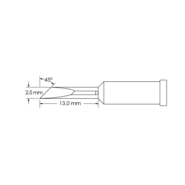 metcal-gt4-kn0025p-knife-power-tip-2-5mm-x-13mm-45-degree