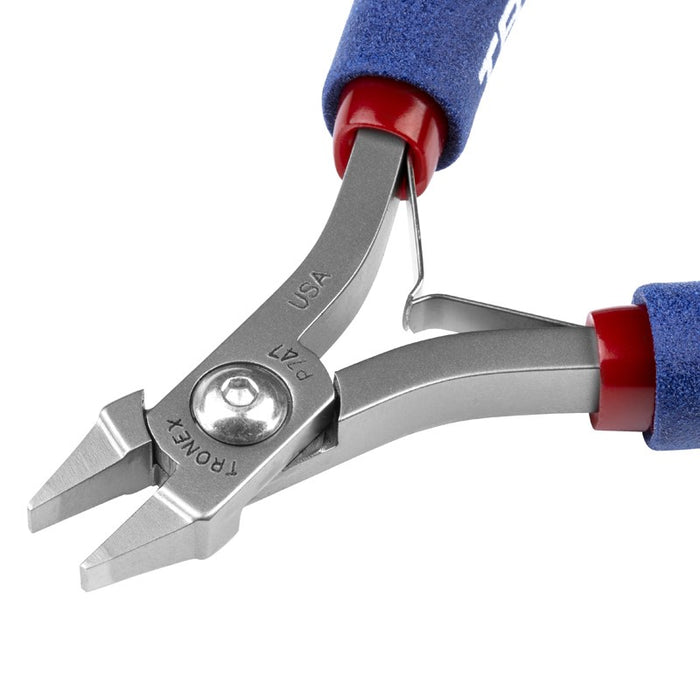 tronex-p747-plier-flat-nose-stubby-smooth-jaw-long