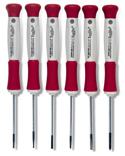 xcelite-xp600-esd-safe-precision-slotted-and-phillips-screwdriver-set-6-piece