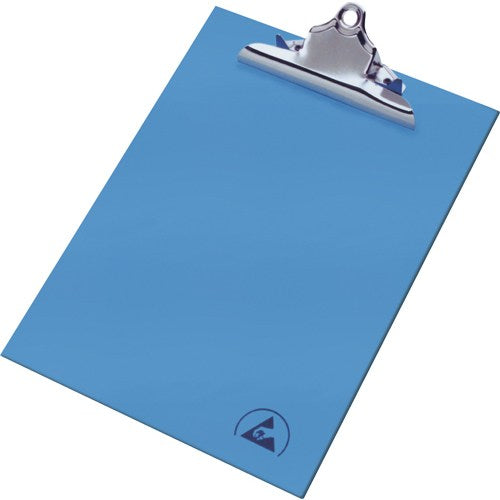 botron-b7602-esd-safe-blue-clip-board-with-metal-clip-9-x-12