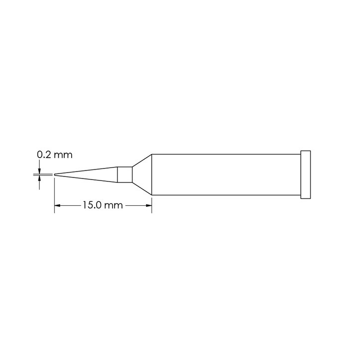 metcal-gt6-cn1502a-conical-solder-tip-sharp-0-2mm-x-15mm
