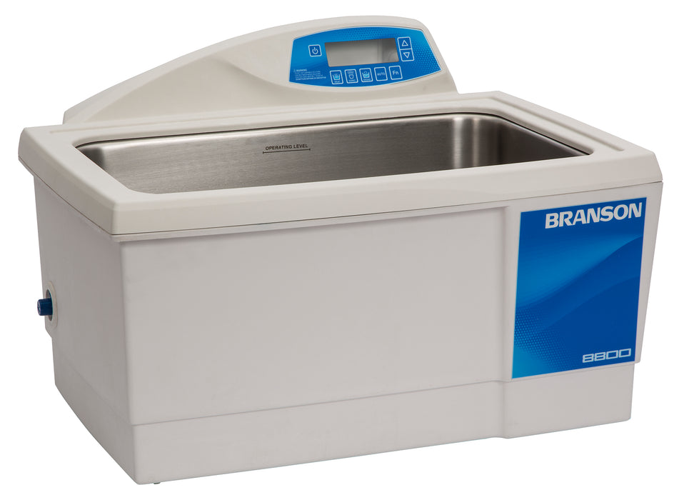 Branson CPX8800H Ultrasonic Digital Bench Top Cleaner with Timer and Heater, 5-1/2 gallon ( Formerly B8510-DTH )