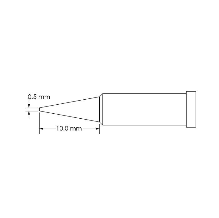 metcal-gt4-cn0005s-conical-solder-tip-0-5mm-x-10mm