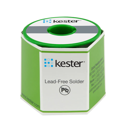 Kester 24-7068-7603 | SAC305 Wire Solder, 275 No Clean, Lead Free .020" dia., 58 Core, 1 lb. spool 