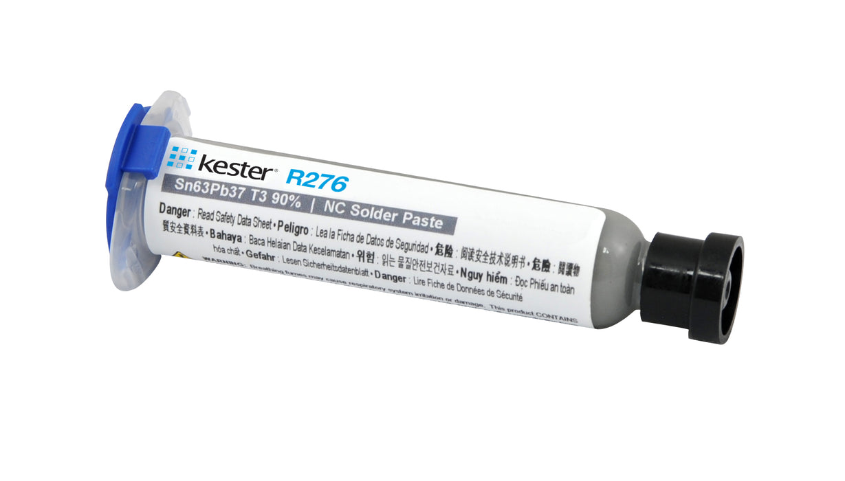 Kester R276, Sn63/Pb37 Solder Paste, No Clean 