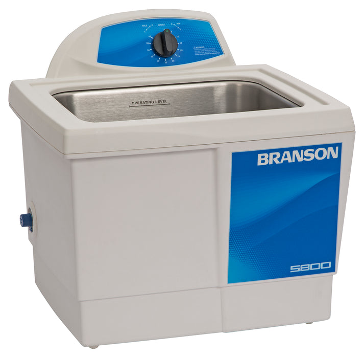 Branson M5800 Ultrasonic Cleaner with Mechanical Timer, 2-1/2 gallon (Formerly B5510-MT)
