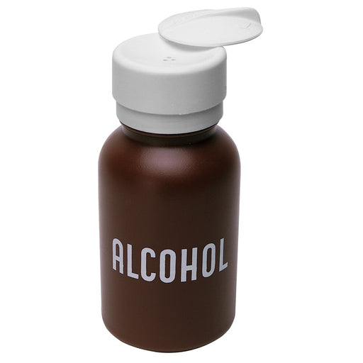 Menda 35601 "alcohol" Brown HDPE Bottle