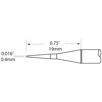 metcal-pttc-801-precision-tweezer-tip-cartridges-conical-0-4mm-pair-for-mx-ptz-handpiece