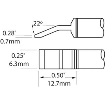metcal-pttc-704-precision-tweezer-tip-cartridges-blade-6-35mm-pair-for-mx-ptz-handpiece