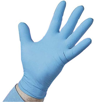 QRP 4BQF09 Blue Nitrile Gloves 