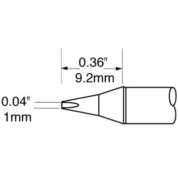 metcal-sfp-ch10-chisel-cartridge-1-0mm-04-for-mfr-systems