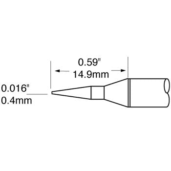 metcal-sfp-cnl04-conical-long-reach-soldering-cartridge-tip