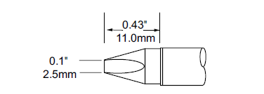 metcal-sfv-ch25-chisel-soldering-tip