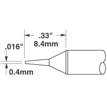 metcal-sttc-122-conical-sharp-soldering-cartridge-tip
