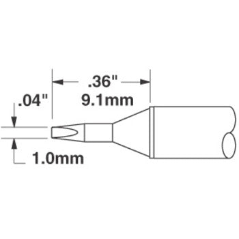 metcal-sttc-025-chisel-soldering-cartridge-tip