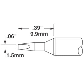 metcal-sttc-038-chisel-soldering-tip