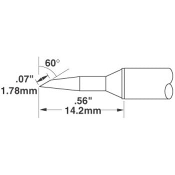 metcal-sttc-147-long-reach-bevel-soldering-cartridge-tip
