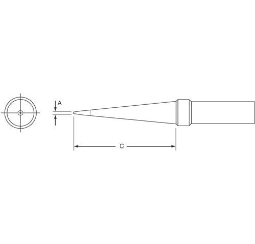 weller-eto-long-conical-soldering-tip-0-8mm-25-4mm